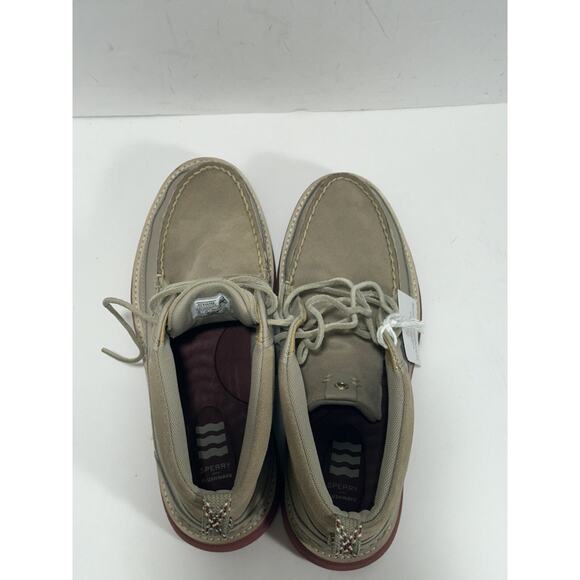 Sperry Men Authentic Plushwave Birch Lug‎ Chukka Boots STS24469 Tan Beige Sz 9.5 main image 4